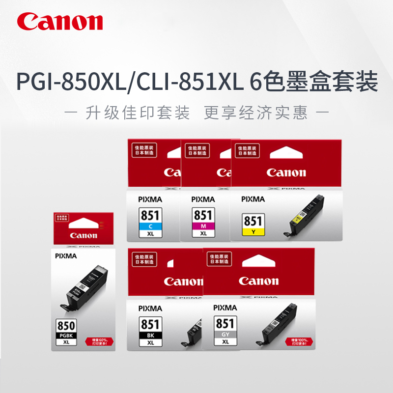 佳能/Canon墨水瓶PGI-855 PGI-850 CLI-851系列