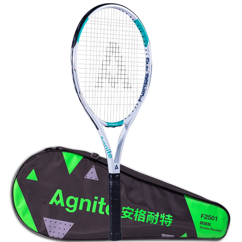 安格耐特F2501铝合金一体网球拍(白色)